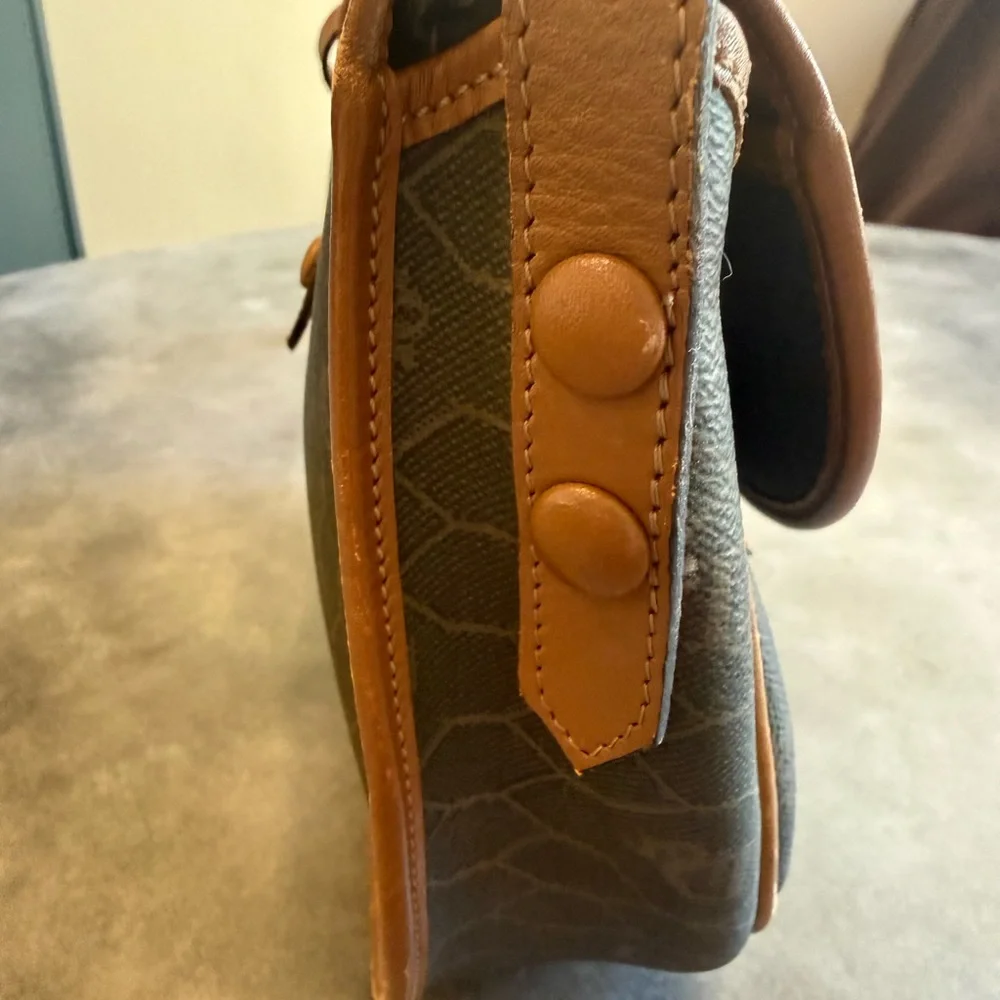 Dior VINTAGE Honeycomb Monogram Saddle Crossbody, Christian Dior